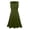 Army Green, variant on Summer Dresses for Women Business Work Dressy Casual Short Dress Sleeveless a Line Ruched Elegant Office Outfits, Green S