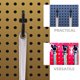 thumbnail image 3 of ELAYARD 50Ud Gancho Para Pegboard Plástico Negro Para Colgar Herramientas En Taller Y, 3 of 8