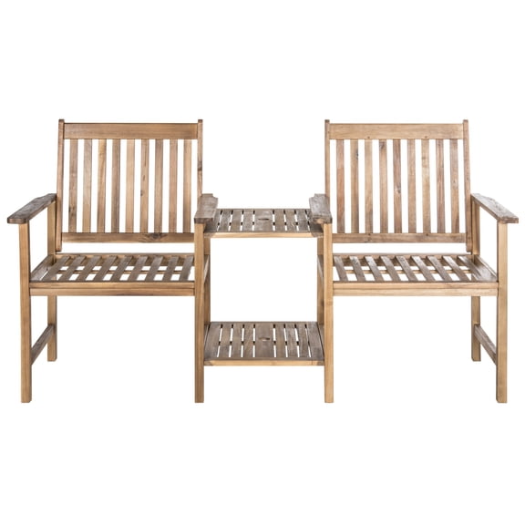 Safavieh Brea Indoor/Outdoor Modern Twin Seat Bench