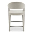 thumbnail image 4 of Moe's Home Collection Martens Counter Stool Fabric Beige, 4 of 7