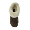 thumbnail image 4 of Clarks Women's Faux Fur Clog Indoor and Outdoor Slipper (Dark Brown, 9 M US), 4 of 4