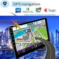 thumbnail image 3 of Estéreo para automóvil de doble DIN de 9 pulgadas con CarPlay inalámbrico Android Auto inalámbrico, estéreo para automóvil con pantalla táctil 2.5D con cámara de respaldo FM Bluetooth Grabadora para v, 3 of 5