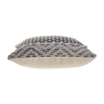 thumbnail image 3 of LR Home PILLO07433DEBFFPL Detailed Denim Blue Square Throw Pillow - 20 x 20 in., 3 of 6