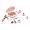 thumbnail image 3 of Bouchons d'Oreilles pour Dormir 45dB Réduction de Bruit Bouchons d'Oreilles pour Concerts Focus Voyage Travail Silicone Bouchons d'Oreilles Réutilisables Réduction de Bruit, 3 of 9