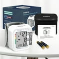 thumbnail image 6 of Wrist Blood Pressure Monitor for Home Use, Large LCD Display, 99 x 2‑User Memory, Carrying Case & Batteries Included, 6 of 8