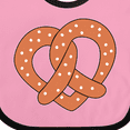 thumbnail image 4 of Inktastic Heart-shaped Pretzel Boys or Girls Baby Bib, 4 of 4