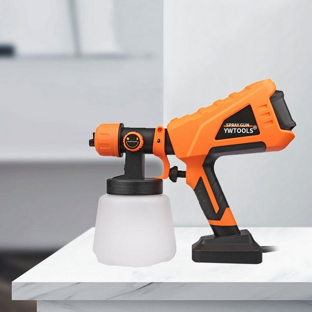 Paint Sprayer 1000ml Large Capacity High Power HVLP 3 Patterns for Furniture Cabinets Fence Car Garden Chairs US Plug