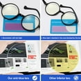 thumbnail image 6 of KOOSUFA Round Blue Light Blocking Reading Glasses +3.5 for Women Men Retro TR90 Ultra-light Nerd Eyeglasses Readers Eyewear Transparent, 6 of 8
