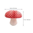 thumbnail image 4 of CIMAXIC 2Pcs Mushroom Shape Lantern Decorative Hanging Lantern Party Layout Lanterns,8.27"X8.27"X7.48", 4 of 5