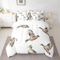 thumbnail image 2 of Manfei Mallard Duck 7pcs Full Bedding Set - Hunting & Fishing Wildlife Animal Style, 2 of 7