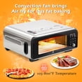 thumbnail image 5 of LMVVC Professional Electric Indoor Pizza Oven, Silver, 1800 W, Digital Temperature Controls, 5 of 8