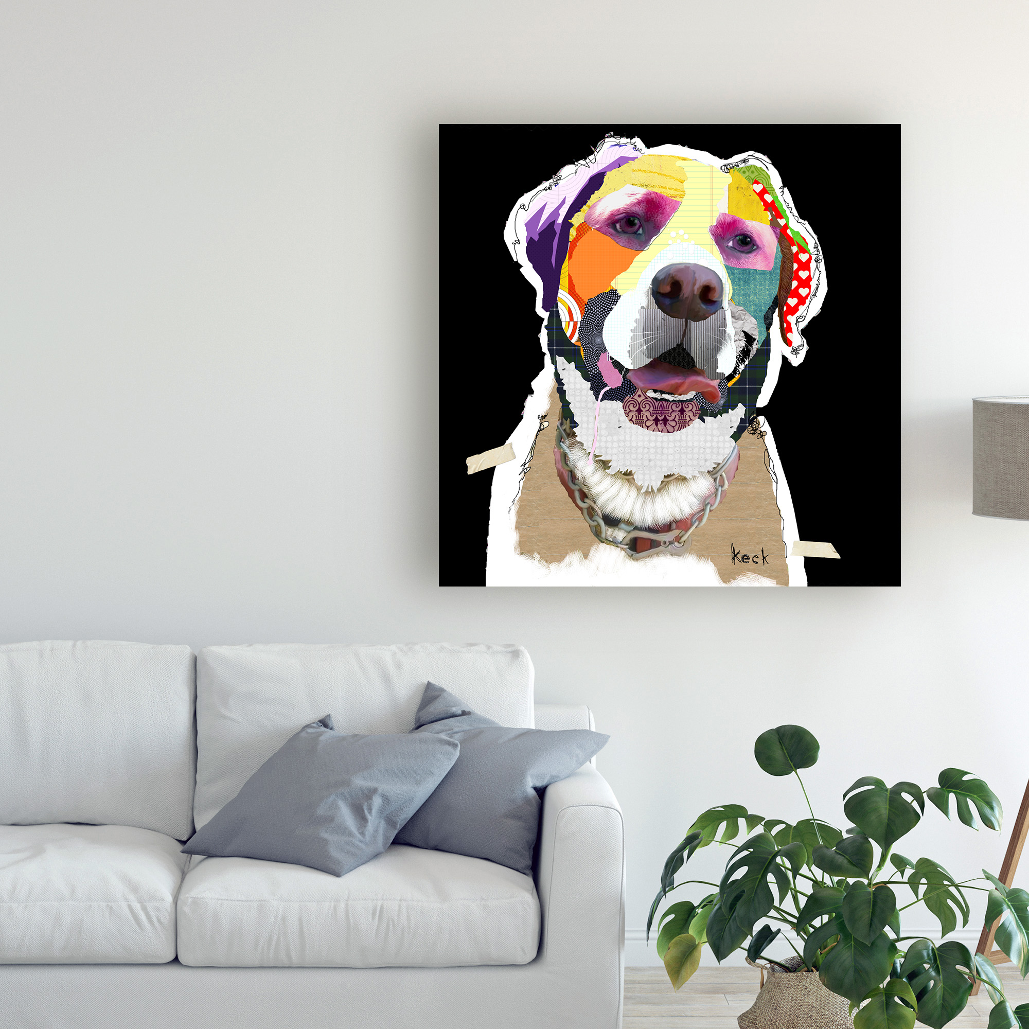 Trademark Fine Art 'Swissy' Canvas Art by Michel Keck