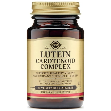 Solgar Lutein Carotenoid Complex Vegetable Capsules, 30 Ct