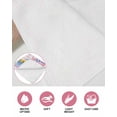thumbnail image 6 of Easter Kitchen Dish Towels for Drying Dishes Set of 3, Watercolor Eggs Floral Leaves Botanical Pink Plaid Waffle Weave Microfiber Hand Tea Bathroom Towels Quick Dry & Absorbent Towel 12x12, 6 of 7