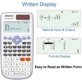 thumbnail image 3 of Scientific Calculator 417 Function 2 Line 10+2 Digits Written Display Solar Scientific Calculator (OS 991ES Plus), 3 of 5