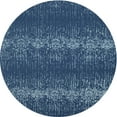 thumbnail image 1 of Ahgly Company Indoor Round Contemporary Blue Persian Area Rugs, 7' Round, 1 of 6