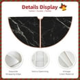 thumbnail image 5 of Bingfone Christmas Tree Skirt Mat Christmas Decoration Interior 30"-Black Marble Texture Abstract, 5 of 8