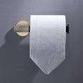 thumbnail image 4 of Soporte de papel higiénico de acero inoxidable Soporte de papel montado en la pared Portarrollos de papel higiénico dorado cepillado y negro mate, 4 of 5