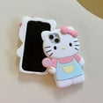 thumbnail image 4 of 3D Kawaii Dark Kuromi Kitty Family Cartoon Silicon Soft Phone Case for iPhone 16 15 Plus 14 Pro Max 13 Pro 12 11 X XS XR 15 Pro, 4 of 9