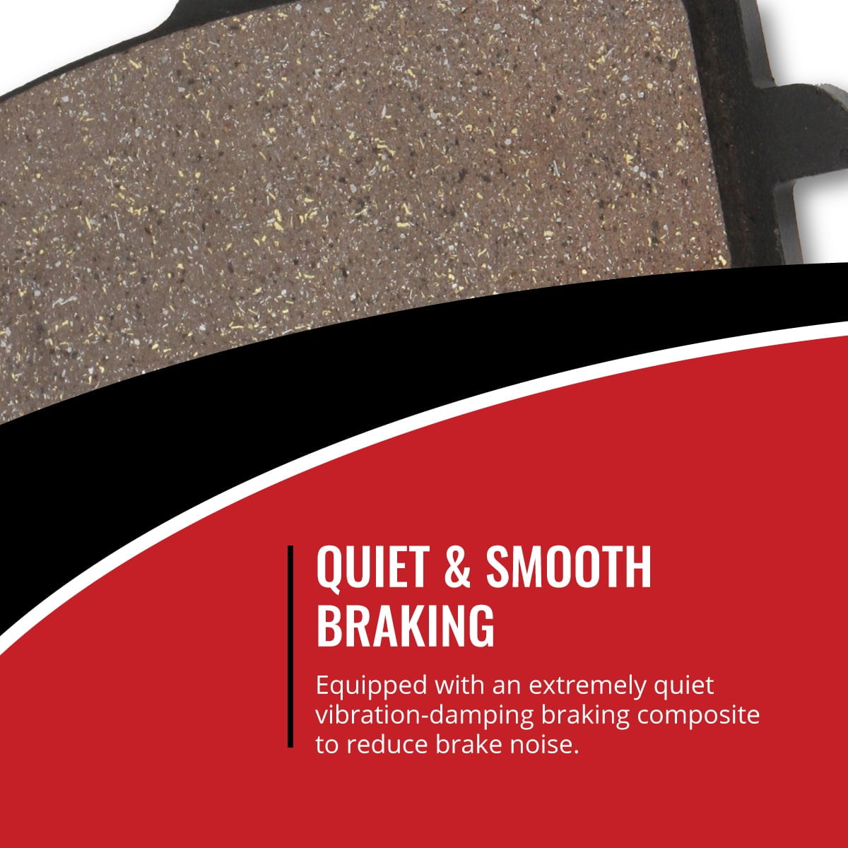 Sixity Q6 Front Rear Organic Brake Pads compatible with