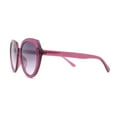 thumbnail image 3 of Womens Simple 90s Classy Large Round Plastic Rim Fashion Sunglasses All Purple, 3 of 4