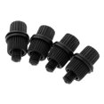 thumbnail image 1 of Almencla 5-6pack 4x Motorcycles ATV Black Nylon License Plate Frame Fastening Bolts 5 Pcs, 1 of 8