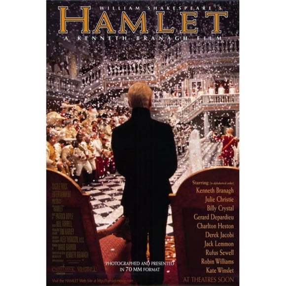 Pop Culture Graphics MOVCF7409 Hamlet Movie Poster Print, 27 x 40