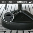 thumbnail image 7 of US Weight Fillable Umbrella Base Designed to be Used With a Patio Table (Black), 7 of 7
