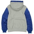 thumbnail image 3 of Men's New Era x Alpha Industries Heather Gray/Royal New York Mets Full-Zip Hoodie Jacket, 3 of 3