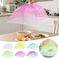 thumbnail image 5 of Large 17 Inch Mesh Food Tent Umbrella - Reusable Collapsible Food Cover Screen for Outdoor Picnics, BBQs, Camping, Parties - Keep Flies & Bugs Out, Green, 5 of 5