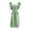 Green, variant on Women Lace Ruffle Long Apron, Vintage Cotton Cooking Kitchen Dress Apron with Flutter Sleeves and Pockets, 7 Colors for Baking Housework Gift, for Home Kitchen and Daily Use