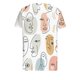 thumbnail image 5 of Top de Verano Mujeres Cuello en V Casual Top de Manga Corta, Ligera Primavera Y Blusa de Verano para las Mujeres, 5 of 5