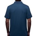 thumbnail image 2 of Playera Polo Para Hombre De Algodón Pima y Tela Spandex Unbranded Co  Polo Shirt Indigo S, 2 of 6