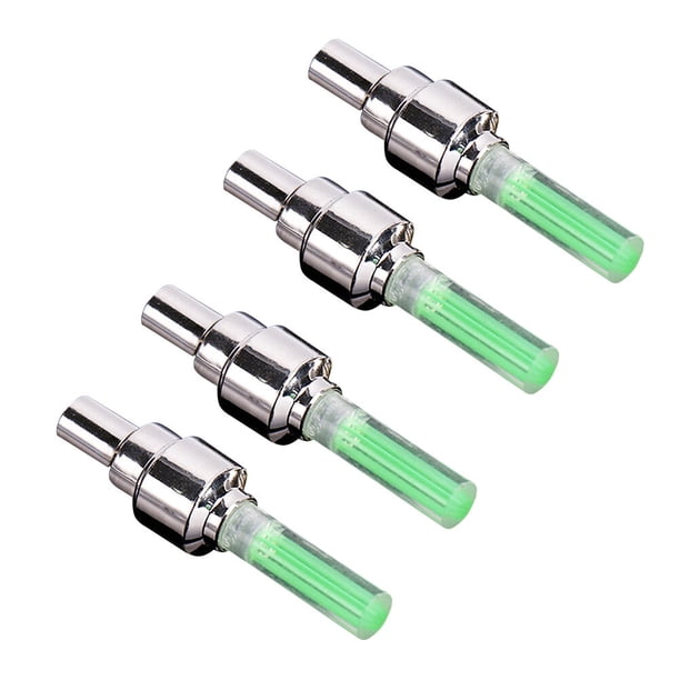 GOOHOCHY 4 bombillas LED para rueda de bicicleta, luces de colores para rueda de bicicleta
