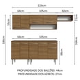 thumbnail image 3 of Cocina Integral Completa Modular Madesa Emilly 229cm, 3 of 5