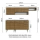 thumbnail image 3 of Cocina Integral Completa Modular Madesa Emilly 229cm, 3 of 5