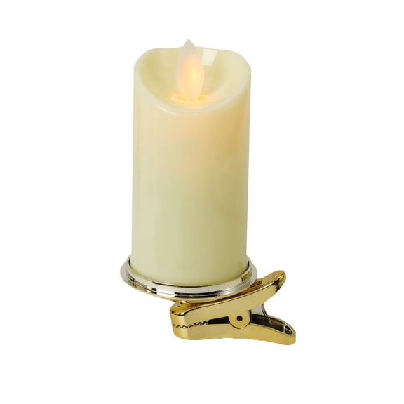 battery-powered flameless LED candle with built-in timer, outdoor waterproof flashing decorative light, suitable for home, kitchen, wedding, party, and event decoration