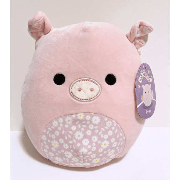 Squishmallows 2023 Easter Squad B 8" Peter the Floral Belly Pig Plush Doll Toy