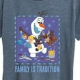 thumbnail image 3 of Frozen 2 - Olaf Family Is Tradition - Women's Short Sleeve Graphic T-Shirt, 3 of 5