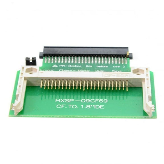 JSER CF Compact Flash Memory Card to 50pin 1.8 Inch IDE Hard Drive SSD Converter Adapter