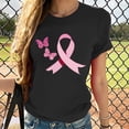 thumbnail image 2 of Sexlip Breast Cancer Shirts for Women Breast Cancer Awareness Shirt Cancer Care Gifts Short Sleeve Tee Top October Black XXXL, 2 of 4