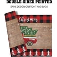 thumbnail image 4 of Merry Christmas Placemats Set of 4, Winter Snowflake Xmas Truck Table Mats, 12 x 18in Washable Heat Resistant Red Black Buffalo Plaid Place Mats Decorations for Kitchen Dining Table Party, 4 of 6