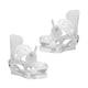 thumbnail image 1 of Fijaciones de Snowboard para Adultos, Equipo de Esquí con Correas Huecas, Fáciles de Usar Y Ajustables, Deportes de Patinaje, Equipo de Snowboard Blanco, 1 of 8