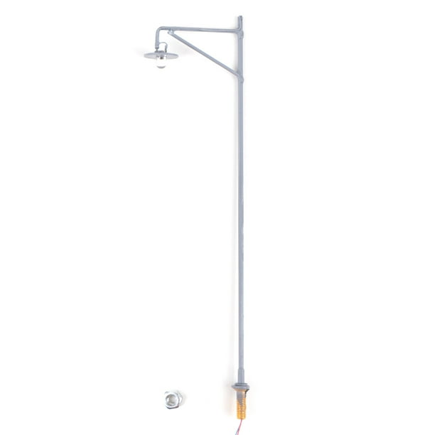 Bearachild 1:50/1:87, lámparas de poste LED, modelo de 3V/12V, lámpara de calle de tren de ferrocarril, accesorios de bombilla de luz blanca cálida con Artesanía tipo 11 Bearachild HA066567-11