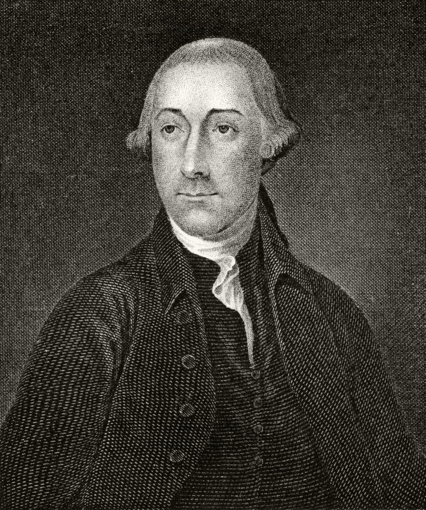 Joseph Hewes 1730 To 1779 American Statesman And Founding Father A Signatory Of Declaration Of Independence 19Th Century Engraving By F Kearney After A Drawing By JB Longacre From A Painting Canvas Ar