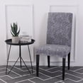 thumbnail image 3 of 1pcs Home Soft Spandex Chair Covers,Banquet Chair Seat Protector Slipcover, Spandex Stretchy Removable Washable Seat Protector, 3 of 3