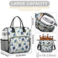 thumbnail image 5 of Pioneer Flower Floral Print Pattern Womens Lunch Box for Work,Insulated Large Lunch Bag,Leakproof Adult Lunch Bag for Work,Beach,Travel,Picnic,Camping, 5 of 6