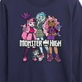 thumbnail image 3 of Monster High - Group With Pets - Toddler And Youth Long Sleeve Graphic T-Shirt, 3 of 5
