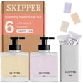 thumbnail image 1 of Tirtyl Skipper Hand Wash Single Kit Glass - 1 dispensador de espuma de vidrio + 3 recambios de tabletas (3 botellas de jabón de 8 fl oz) - Variedad de fragancias, 1 of 5