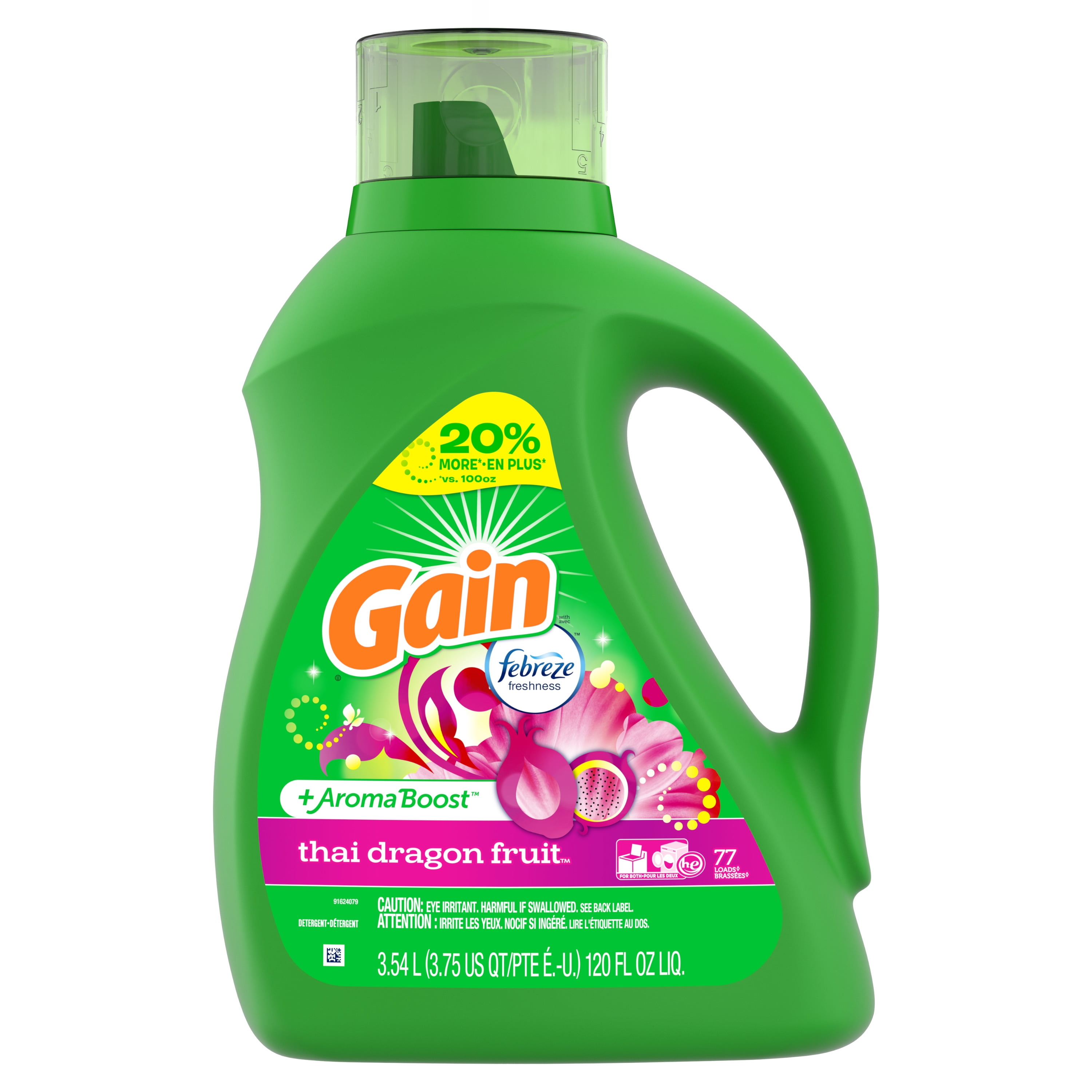 Gain + Aroma Boost Liquid Laundry Detergent with Febreze Freshness